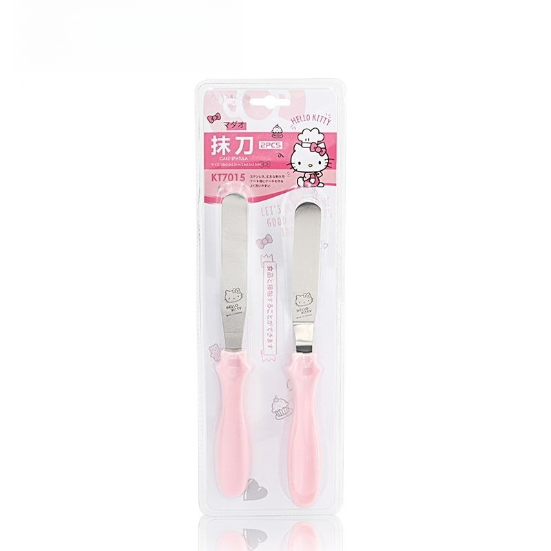 Model Kit Tool - Hello Kitty Inspired Offset Spatula Kawaii