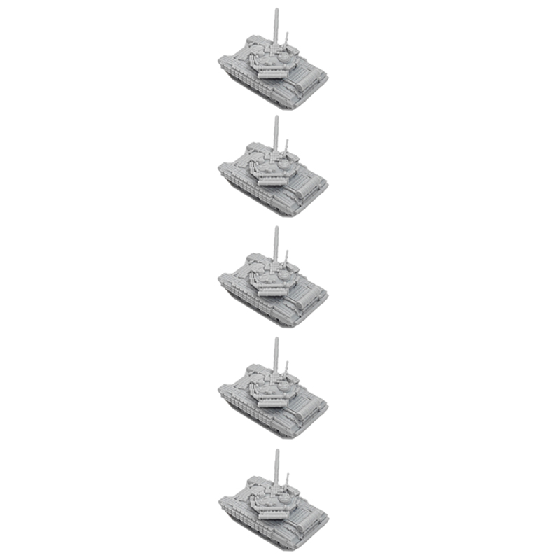 Model Kit Diorama - 5PCS 1/144 Scale T‑64BV Main Battle