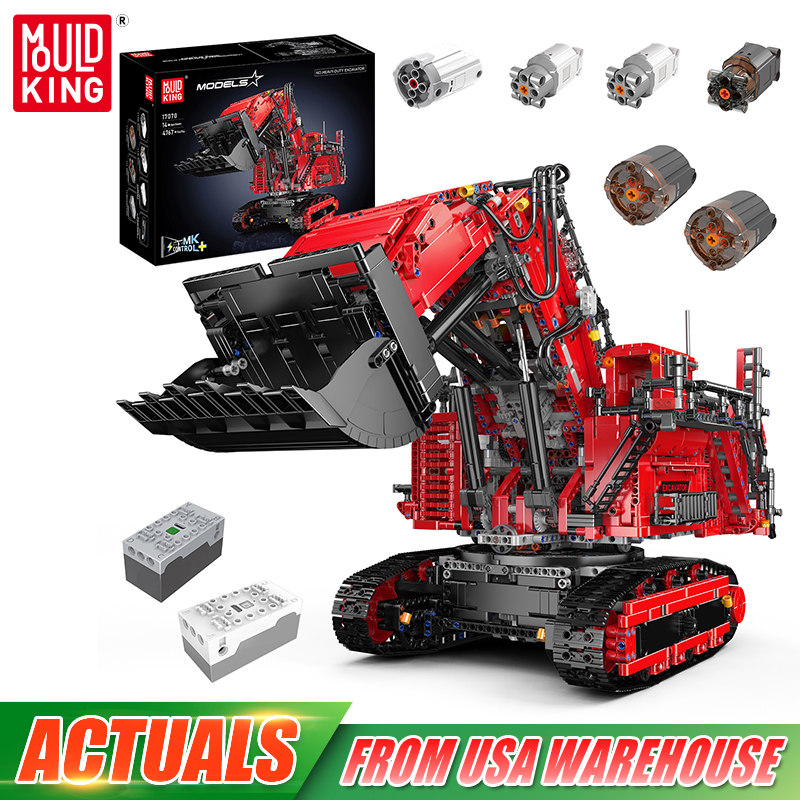 Mould King 17070 17071 Technic - Model Kit Excavator 评论和价格