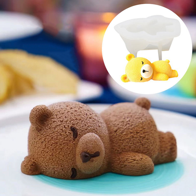 New Cute 3D Sleeping Bear Mous - Model Kit For Beginners 评论和价格