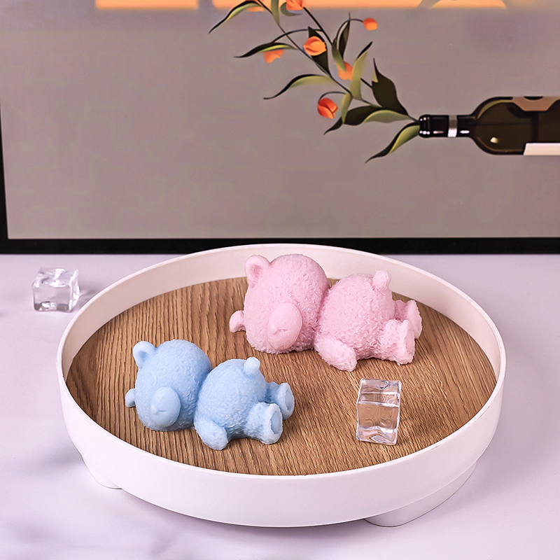 New Cute 3D Sleeping Bear Mous - Model Kit For Beginners 评论和价格