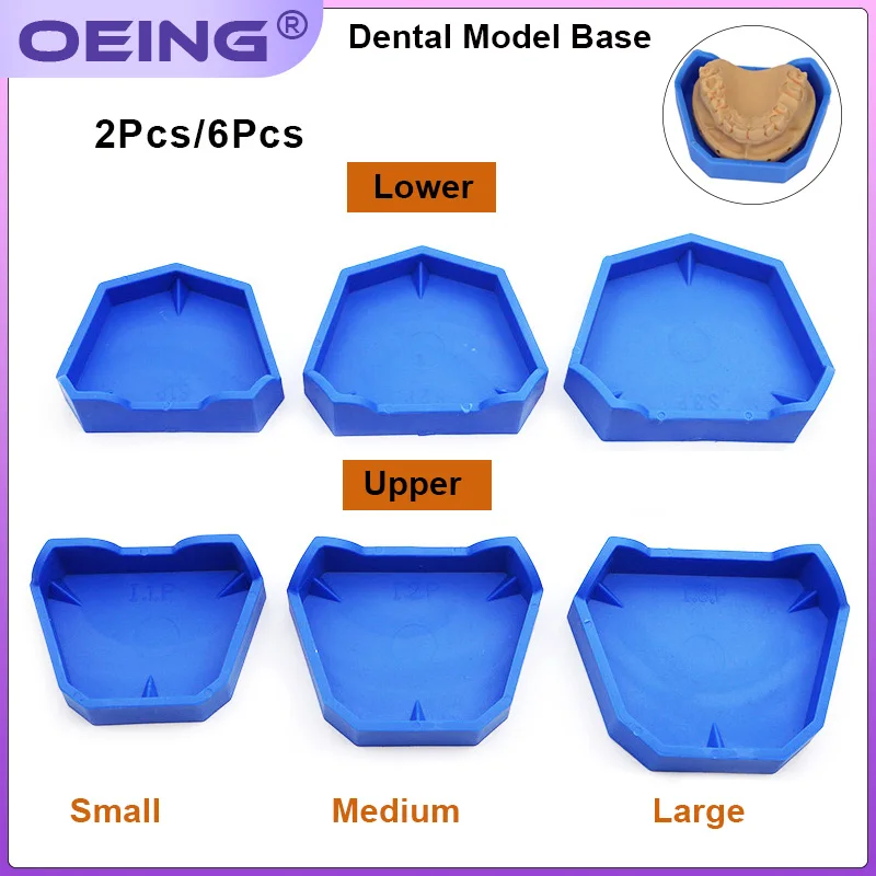 2/6Pcs Dental Model Base Silic - Model Kit Tool 评论和价格