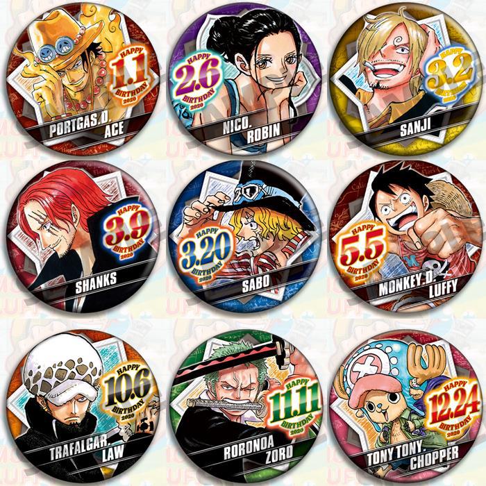 One Piece Anime Badge Set Offi - Model Kit Luffy 评论和价格