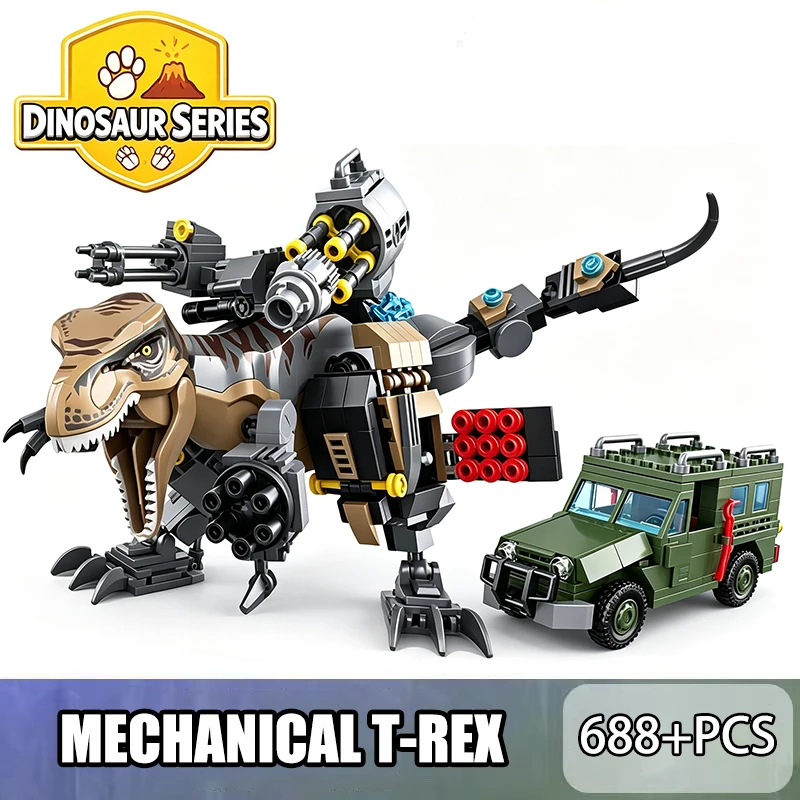 688 PCS Mechanical Tyrannosaur - Model Kit Walmart 评论和价格