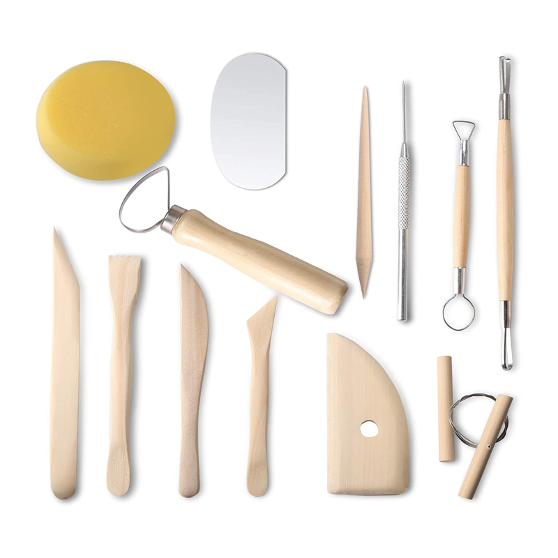 13 Pcs Pottery Clay Sculpting  - Model Kit Tool 评论和价格