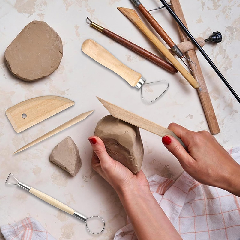 13 Pcs Pottery Clay Sculpting  - Model Kit Tool 评论和价格