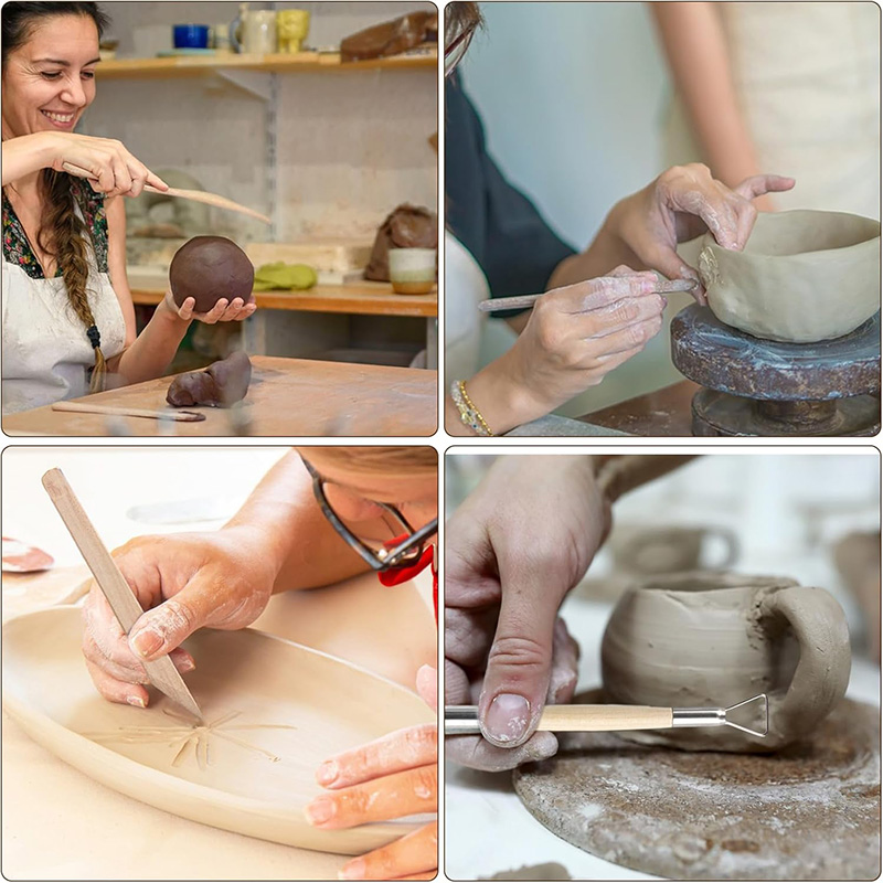 13 Pcs Pottery Clay Sculpting  - Model Kit Tool 评论和价格