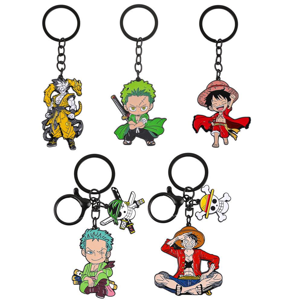 One Piece Anime Keychain Set - - Model Kit Luffy 评论和价格