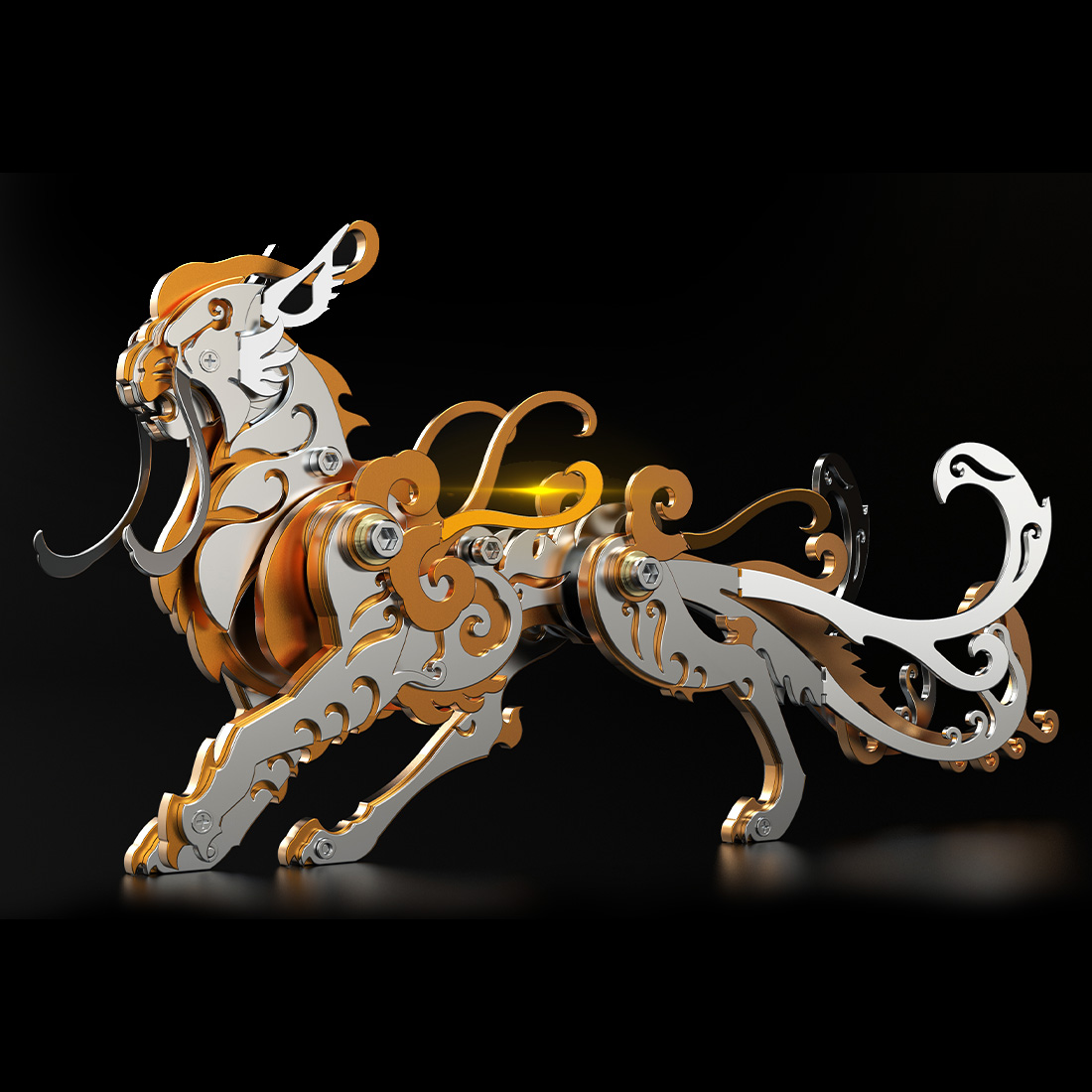 White Hu Tiger God Beast DIY M - Model Kit Keroro 评论和价格