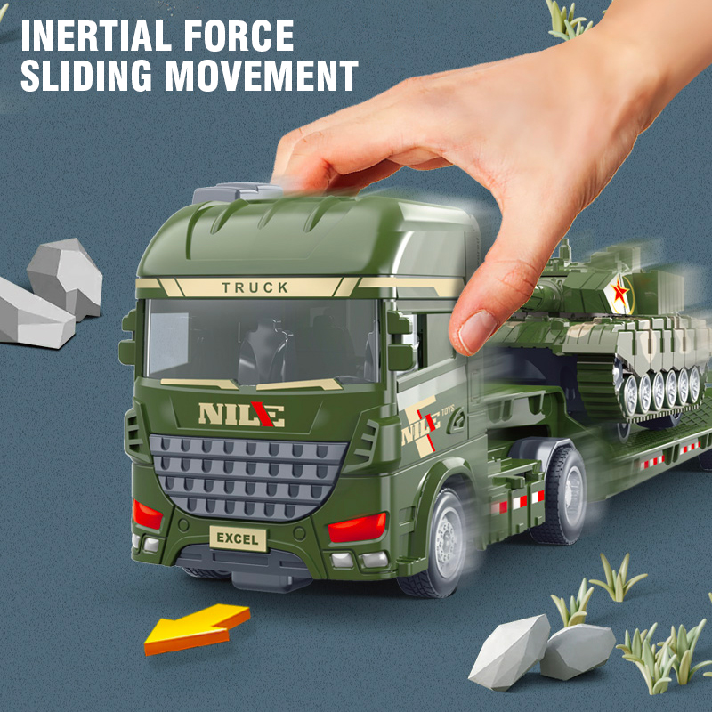 Semi-Carrier Container Truck D - Model Kit Excavator 评论和价格