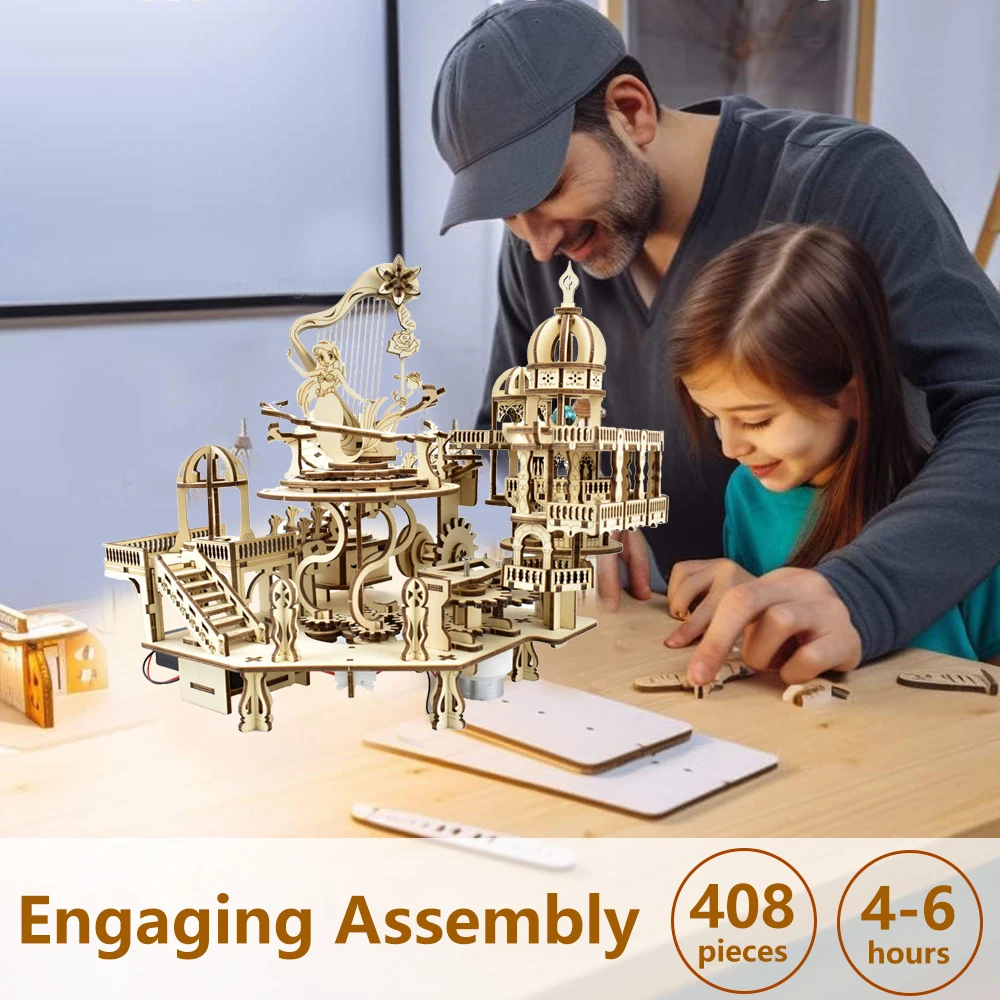 Newest 3D Wooden Puzzle Myster - Model Kit Walmart 评论和价格