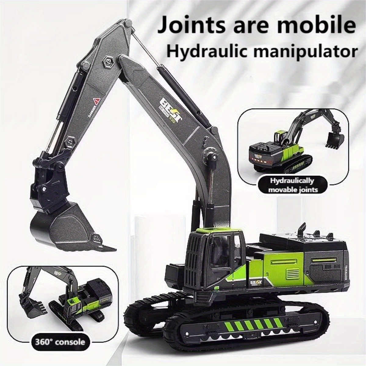 1/50 Diecast Alloy Inertia Eng - Model Kit Excavator 评论和价格