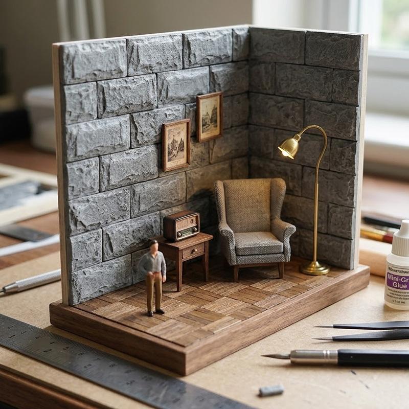 (BF06)10pcs Miniature Scale Br - Model Kit Diorama 评论和价格