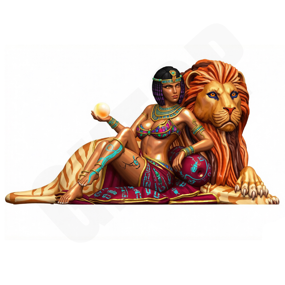 1/24 Ancient Egyptian Lady Lio - Model Kit Diorama 评论和价格