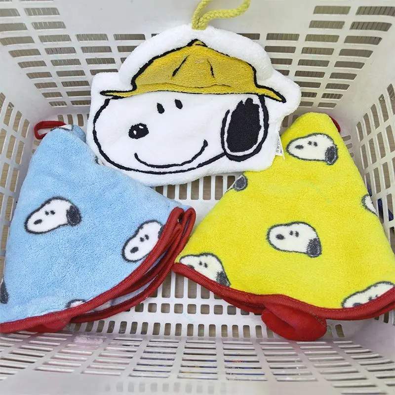 Cute Snoopy Hand Towel Anime A - Model Kitchen Set Pvc 评论和价格
