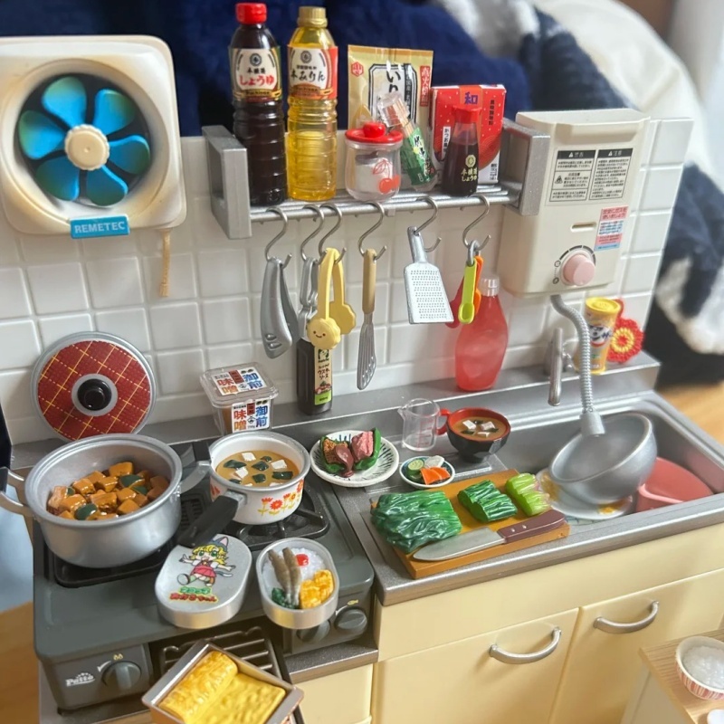 RE-MENT New Arrival Miniature  - Model Kitchen Set Pvc 评论和价格