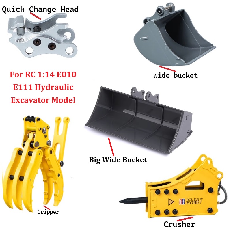 Double E EC160E Metal Quick Hi - Model Kit Excavator 评论和价格