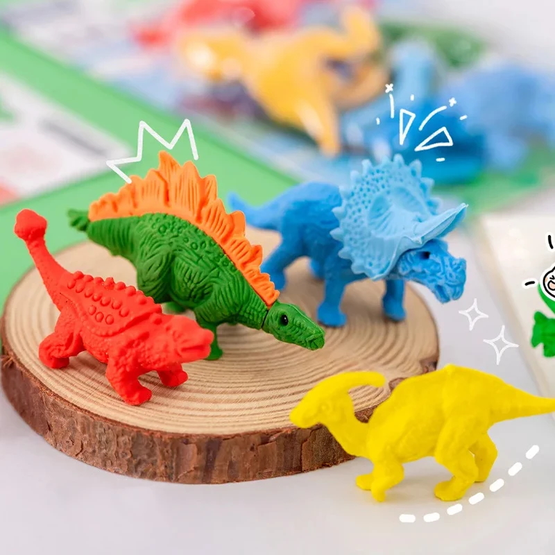 4PCS/1set Creative Cartoon 3D  - Model Kit Dinosaur Bandai 评论和价格
