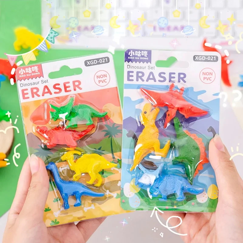 4PCS/1set Creative Cartoon 3D  - Model Kit Dinosaur Bandai 评论和价格