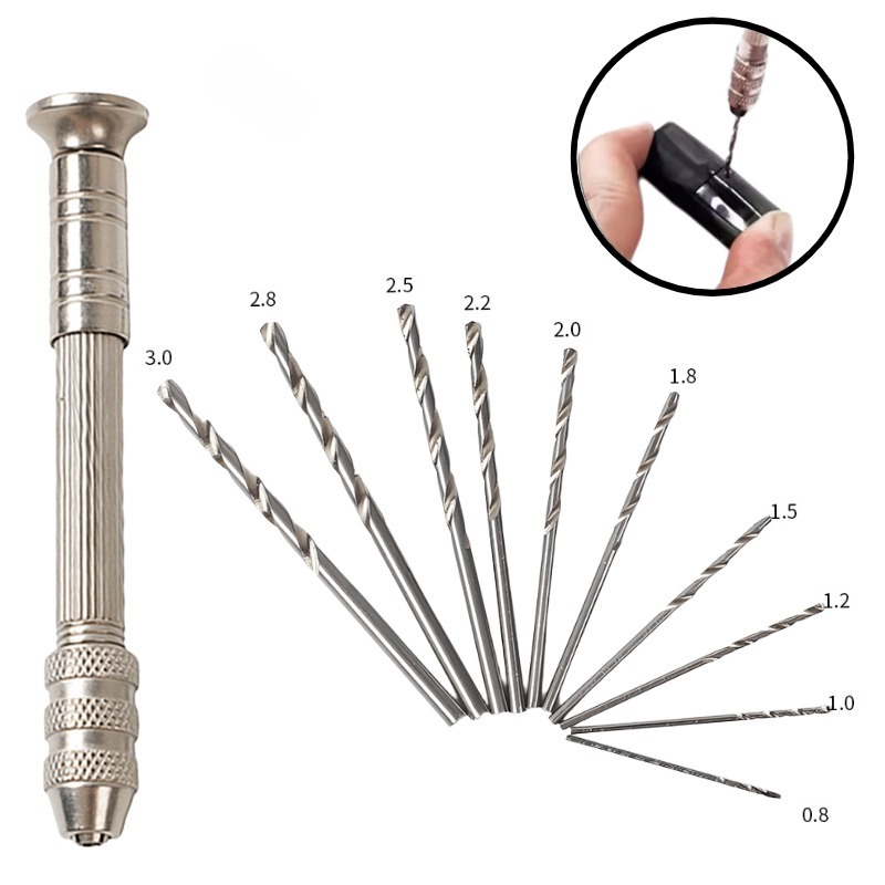 Manual Pin Vise Hand Drill Set - Model Kit Vise 评论和价格