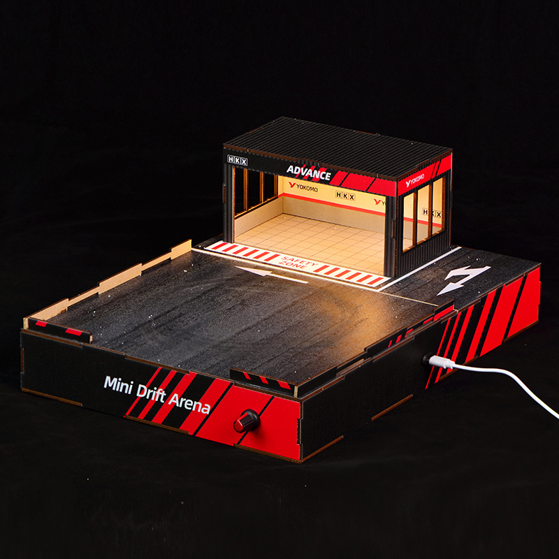 1:64 Scale DIY Drift Track Dio - Model Kit Diorama 评论和价格