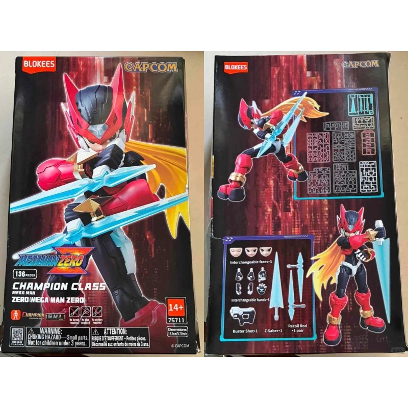 In Stock Blokees Champion Clas - Model Kit Zero Megaman 评论和价格
