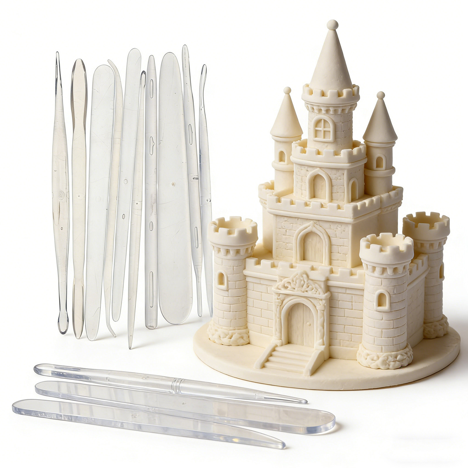1Set Fondant Tool Set Plastic  - Model Kit Tool 评论和价格