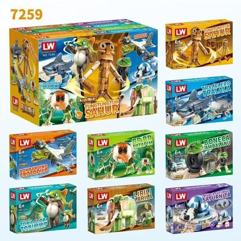 Anime Italian Brainrot Tralale - Model Kit Box 评论和价格