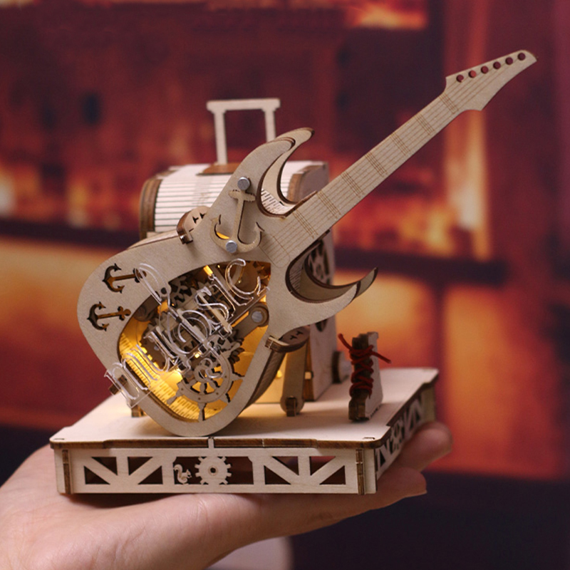 DIY 3D Wooden Puzzle Miniature - Model Kit Glue 评论和价格