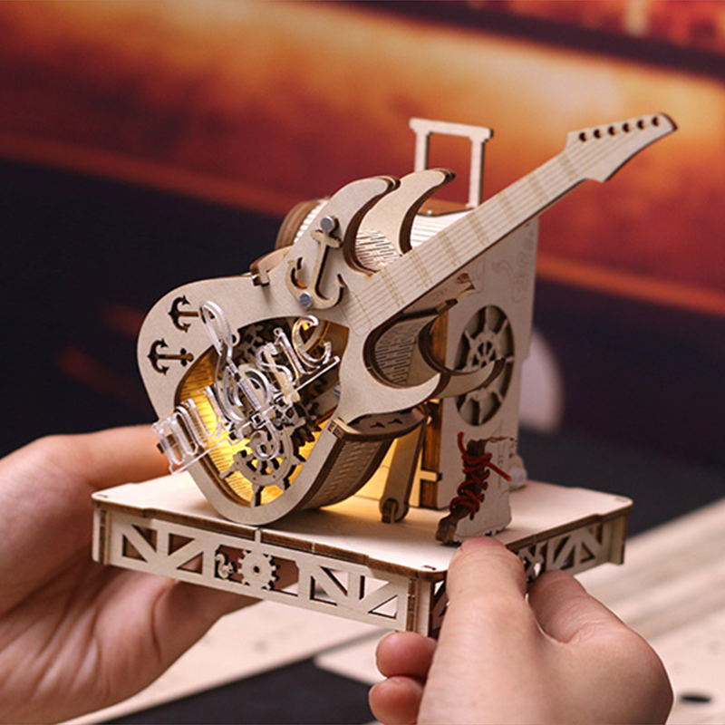 DIY 3D Wooden Puzzle Miniature - Model Kit Glue 评论和价格