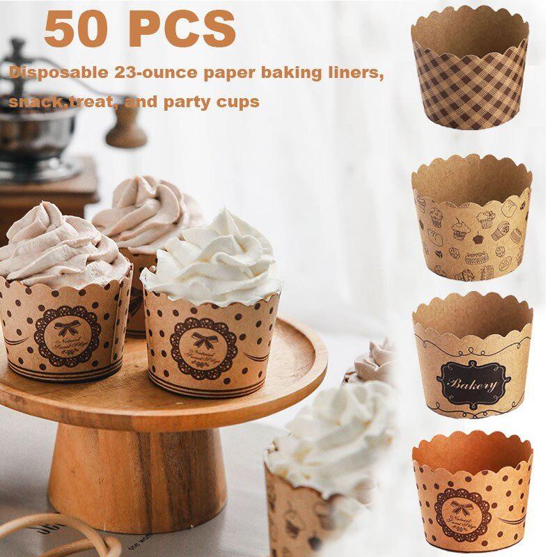 50Pcs/Pack Cupcake Paper Cups  - Model Kit For Beginners 评论和价格