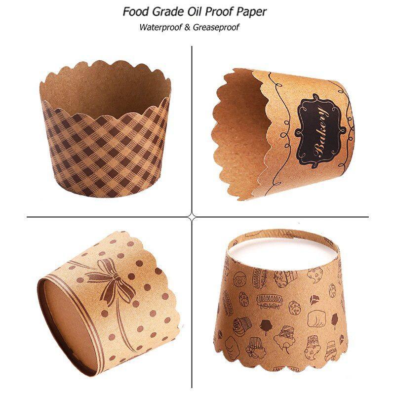 50Pcs/Pack Cupcake Paper Cups  - Model Kit For Beginners 评论和价格