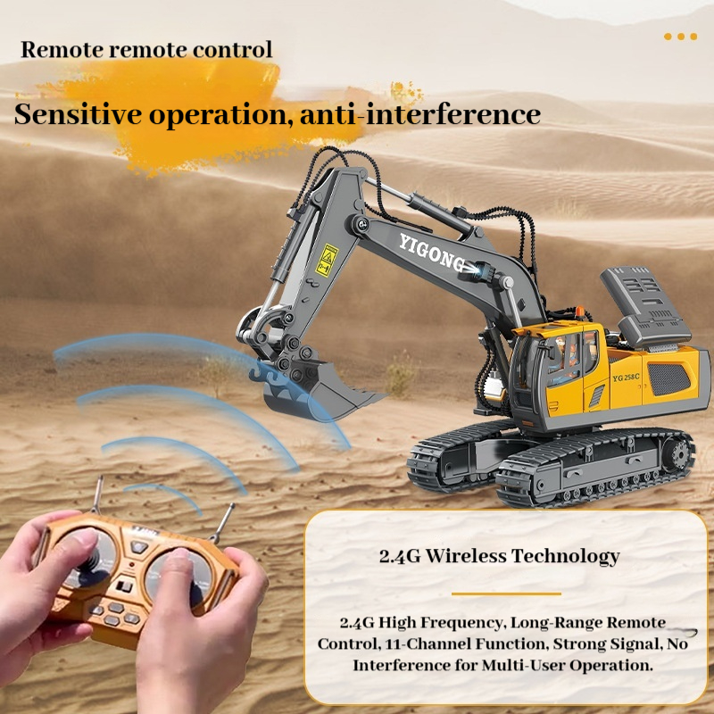 YIGONG Alloy Remote Control En - Model Kit Excavator 评论和价格