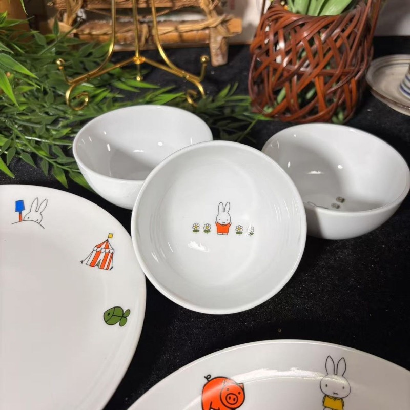 Cute Miffy Bone China Dinnerwa - Model Kitchen Set Pvc 评论和价格