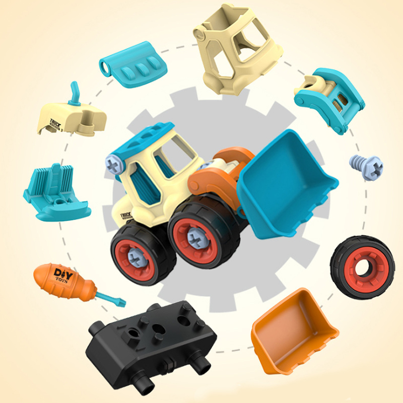 Children's Assembly Engineerin - Model Kit Excavator 评论和价格