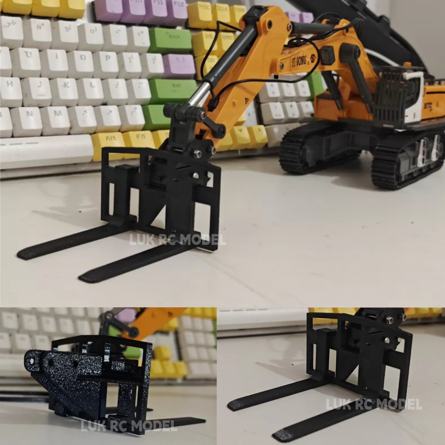 1/50 Fork 3D Print for Yigong  - Model Kit Excavator 评论和价格