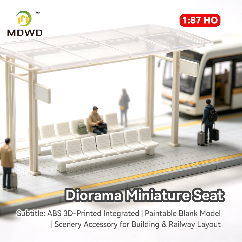 HO Scale 1:87 Public Bench Mod - Model Kit Diorama 评论和价格