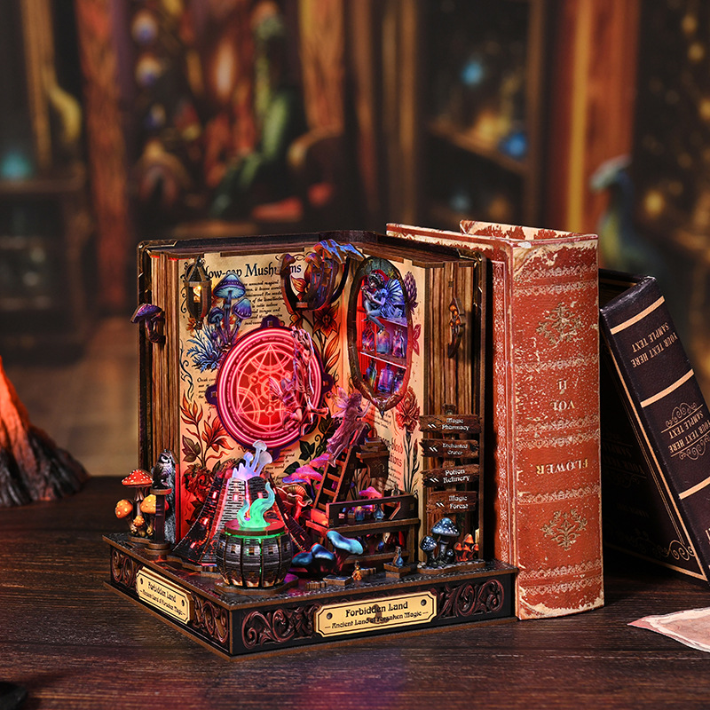 DIY 3D Wooden Forbidden Land C - Model Kit Glue 评论和价格