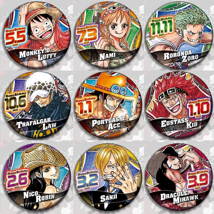 One Piece Anime Badge Pin Set  - Model Kit Luffy 评论和价格